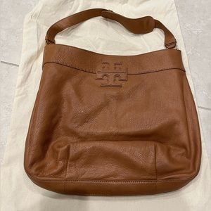 Women’s Tory Burch Pebbled Leather Hobo Bag